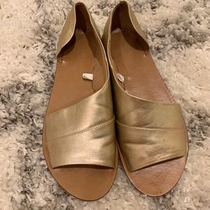 Target cut out sandals gold